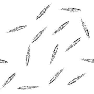 Seamless pattern trajectory bullet flying sketch hand drawn Stock Illustration