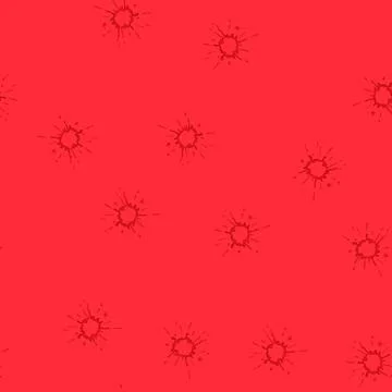 Seamless pattern transfer blood stain cartoon vector Stock Illustration