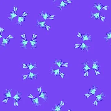 Seamless pattern translucent fairy wings cartoon vector Illustrazione stock