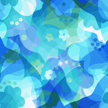 Seamless pattern transparency texture floral flower abstract..Print fashion Stock Illustration