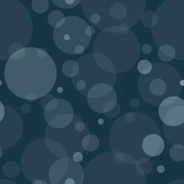 Seamless Pattern with Transparent Circles Stock Illustration