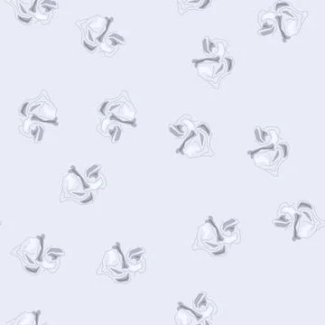 Seamless pattern trash crumpled paper balls cartoon vector Stock Illustration