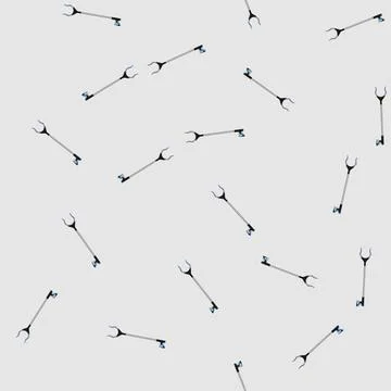 Seamless pattern trash grabber tool cartoon vector イラスト素材