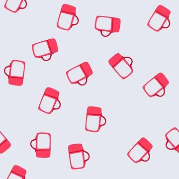 Seamless pattern travel compression bag cartoon vector Stock Illustration