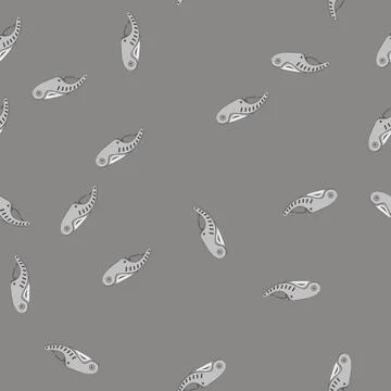 Seamless pattern travel knife tool cartoon vector Stock Illustration