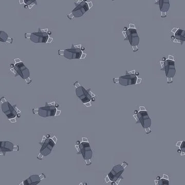Seamless pattern travel trolley bag cartoon vector Stockillustratie