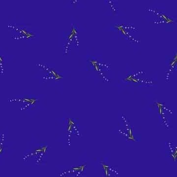 Seamless pattern treasure lavender cartoon vector Stock Illustration