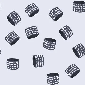 Seamless pattern trendy rock bracelet cartoon vector Illustrazione stock