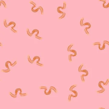 Seamless pattern trendy scarf kid cartoon vector イラスト素材