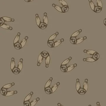 Seamless pattern trendy scarf kid cartoon vector 스톡 일러스트