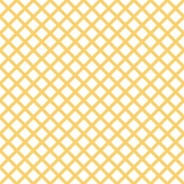 Seamless pattern with trendy stylish cell Gingham in summer yellow colors Stock Illustration