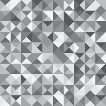 Seamless Pattern with Triangle Shapes of Different colors Illustrazione stock