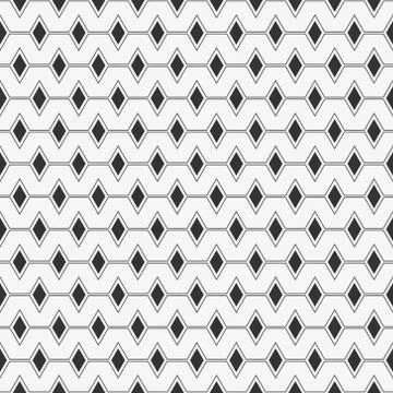 Seamless Pattern of Triangle, Vector Seamless Geometry Pattern for Postcards, Illustrazione stock