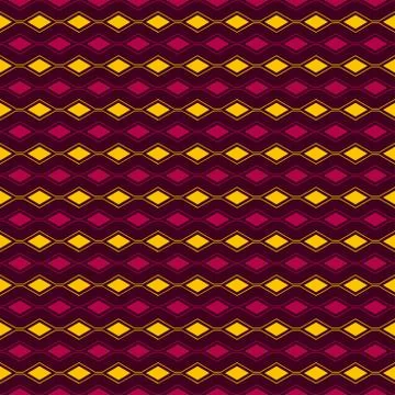 Seamless Pattern of Triangle, Vector Seamless Geometry Pattern for Postcards, Illustrazione stock