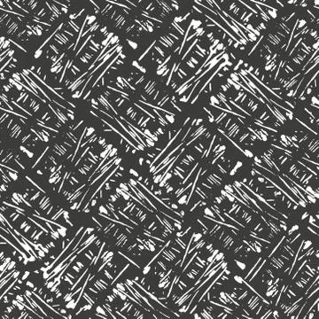 Seamless pattern with triangles. Black and white triangles and stripes Stock Illustration