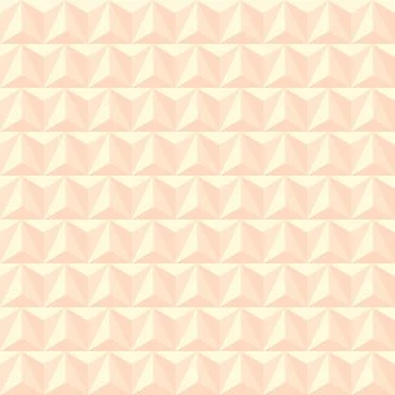 Seamless pattern with triangles. Illusion of volume, 3 d, polygonal picture Illustrazione stock