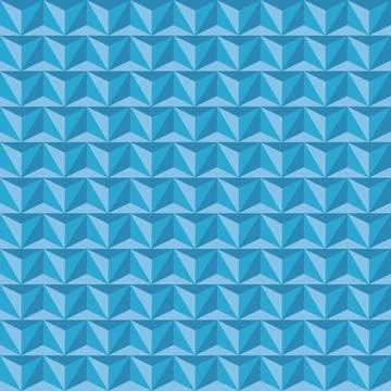 Seamless pattern with triangles. Illusion of volume, 3 d, polygonal picture Illustrazione stock