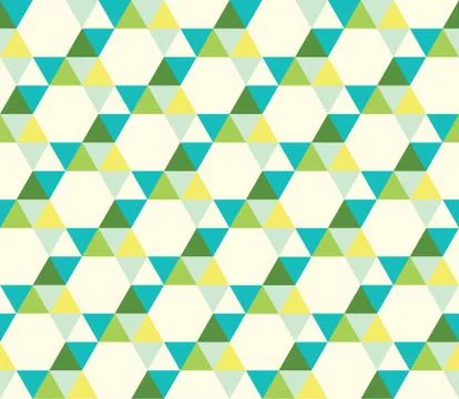 Seamless pattern of triangles Stock Illustration