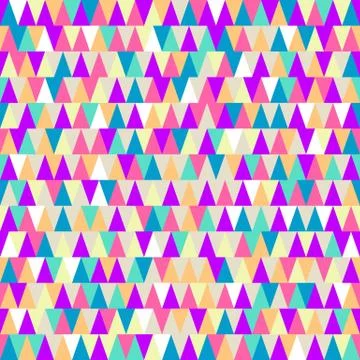 Seamless pattern with triangles Illustrazione stock