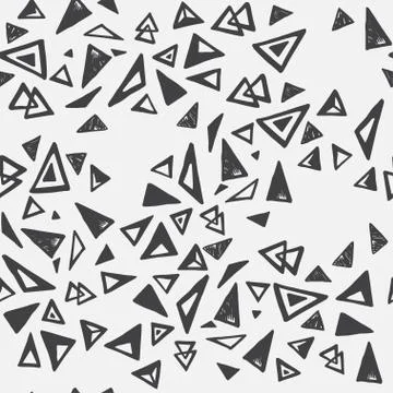 Seamless pattern with triangles Stock Illustration