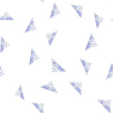 Seamless pattern with triangles Stock Illustration