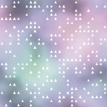 Seamless pattern with triangles motif. Pastel colored background Stock Illustration