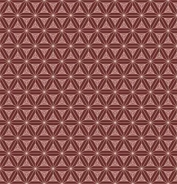 Seamless pattern triangular chocolate bar, vector chocolate pattern triangles Stock Illustration