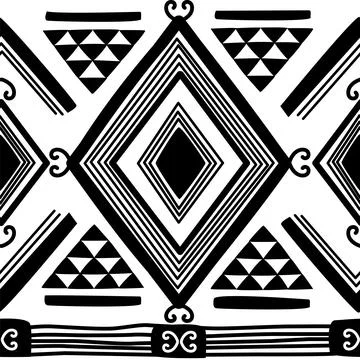 Seamless pattern tribal texture, ethnic background Stock Illustration