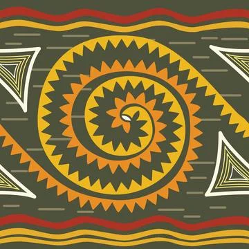 Seamless pattern tribal texture, ethnic background Stock Illustration