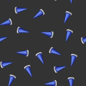 Seamless pattern trick magician hat cartoon vector 스톡 일러스트