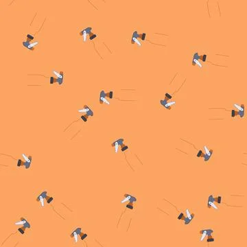 Seamless pattern trigger spray bottle cartoon vector Stock Illustration