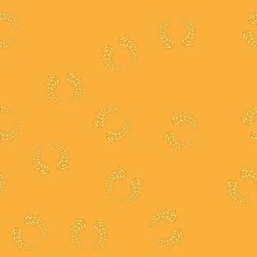 Seamless pattern trophy gold laurel cartoon vector Stockillustratie