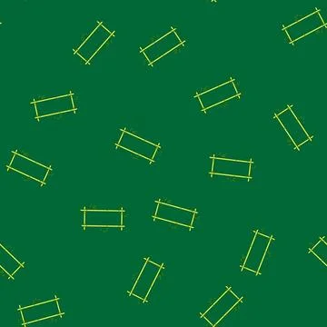 Seamless pattern tropical bamboo frame cartoon vector Stockillustratie