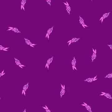 Seamless pattern tropical feather exotic bird cartoon vector Stock Illustration