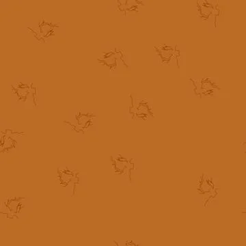 Seamless pattern trunk tree root cartoon vector 库存插图