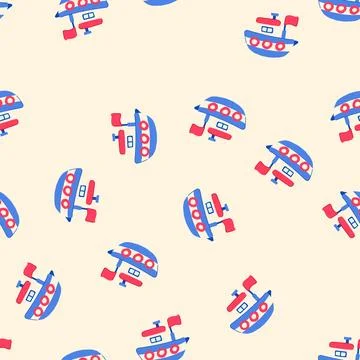 Seamless pattern tub bath toy cartoon vector Illustrazione stock