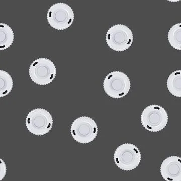 Seamless pattern tube sled snow cartoon vector Illustrazione stock