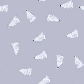 Seamless pattern tulle veil bridal cartoon vector Illustrazione stock