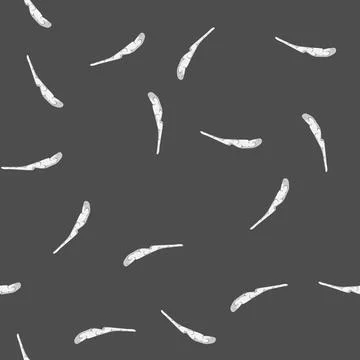 Seamless pattern turbine plane smoke trail cartoon vector イラスト素材
