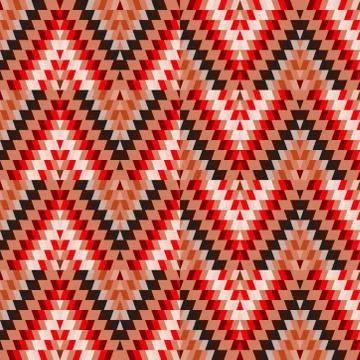 Seamless pattern Turkish carpet beige orange brown. Patchwork mosaic oriental Stock Illustration