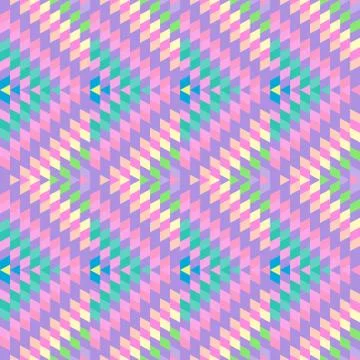 Seamless pattern Turkish carpet pink sky blue green lilac purple. Patchwork m Stock Illustration