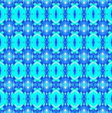 Seamless pattern turquoise blue Stock Illustration