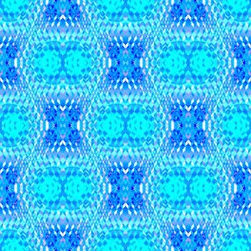 Seamless pattern turquoise blue purple white Stock Illustration