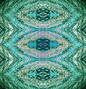 Seamless pattern turquoise green Illustrazione stock