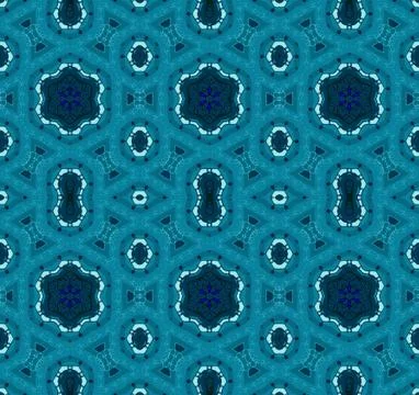 Seamless pattern turquoise green Stock Illustration