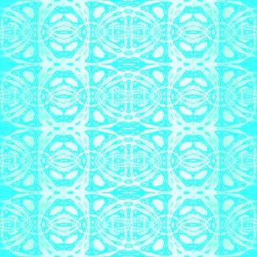 Seamless pattern turquoise white Stock Illustration