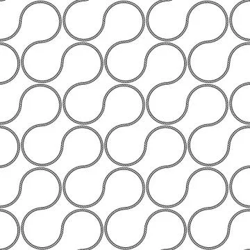 Seamless pattern with twine Stock Illustration