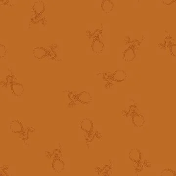 Seamless pattern tying rope knot cartoon vector Stockillustratie