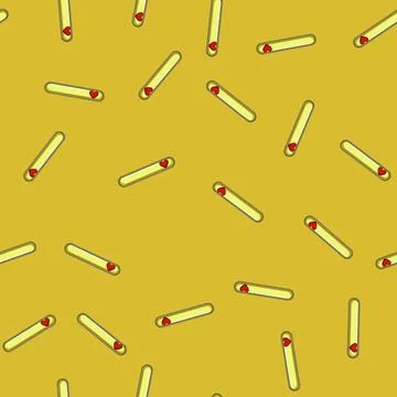 Seamless pattern ui health bar cartoon vector Stock Illustration