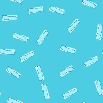 Seamless pattern ui ice game button cartoon vector Stock Illustration